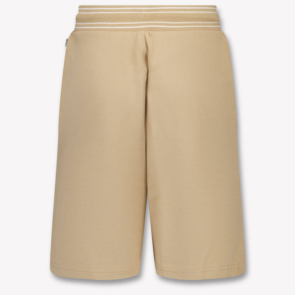 Boss Kids Boys Shorts In Beige