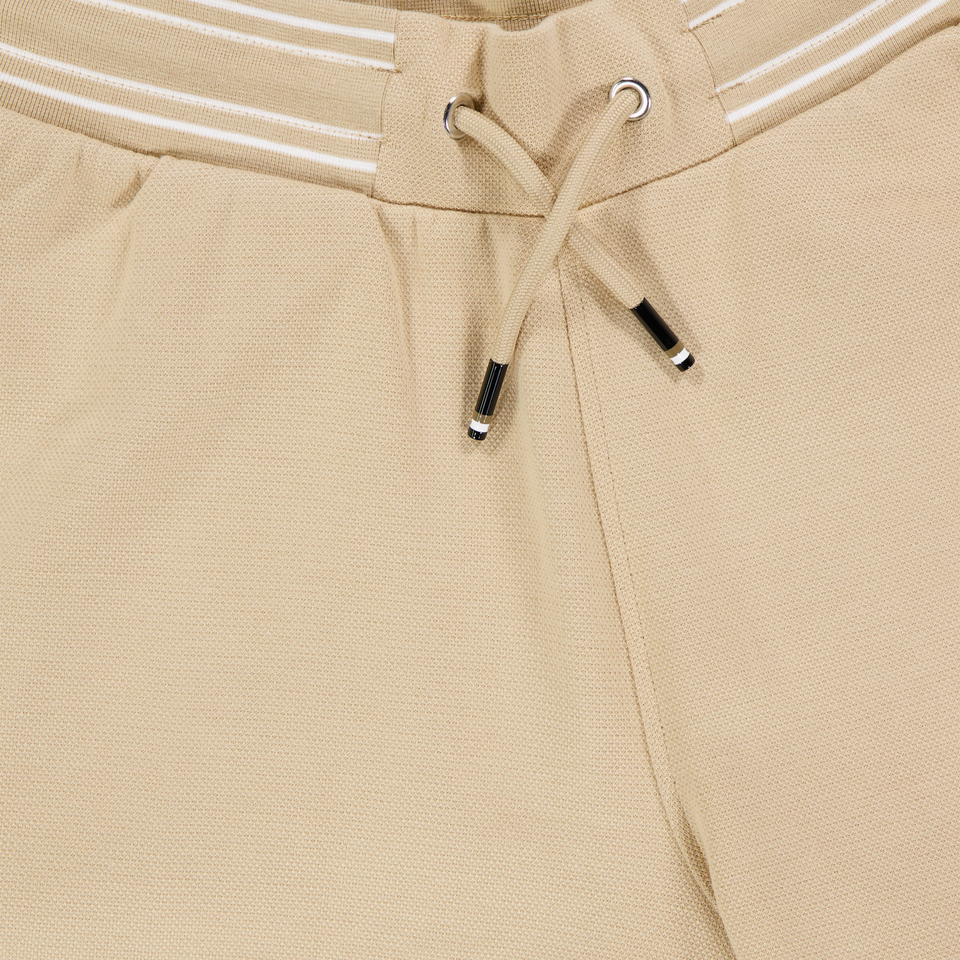 Boss Kids Boys Shorts In Beige