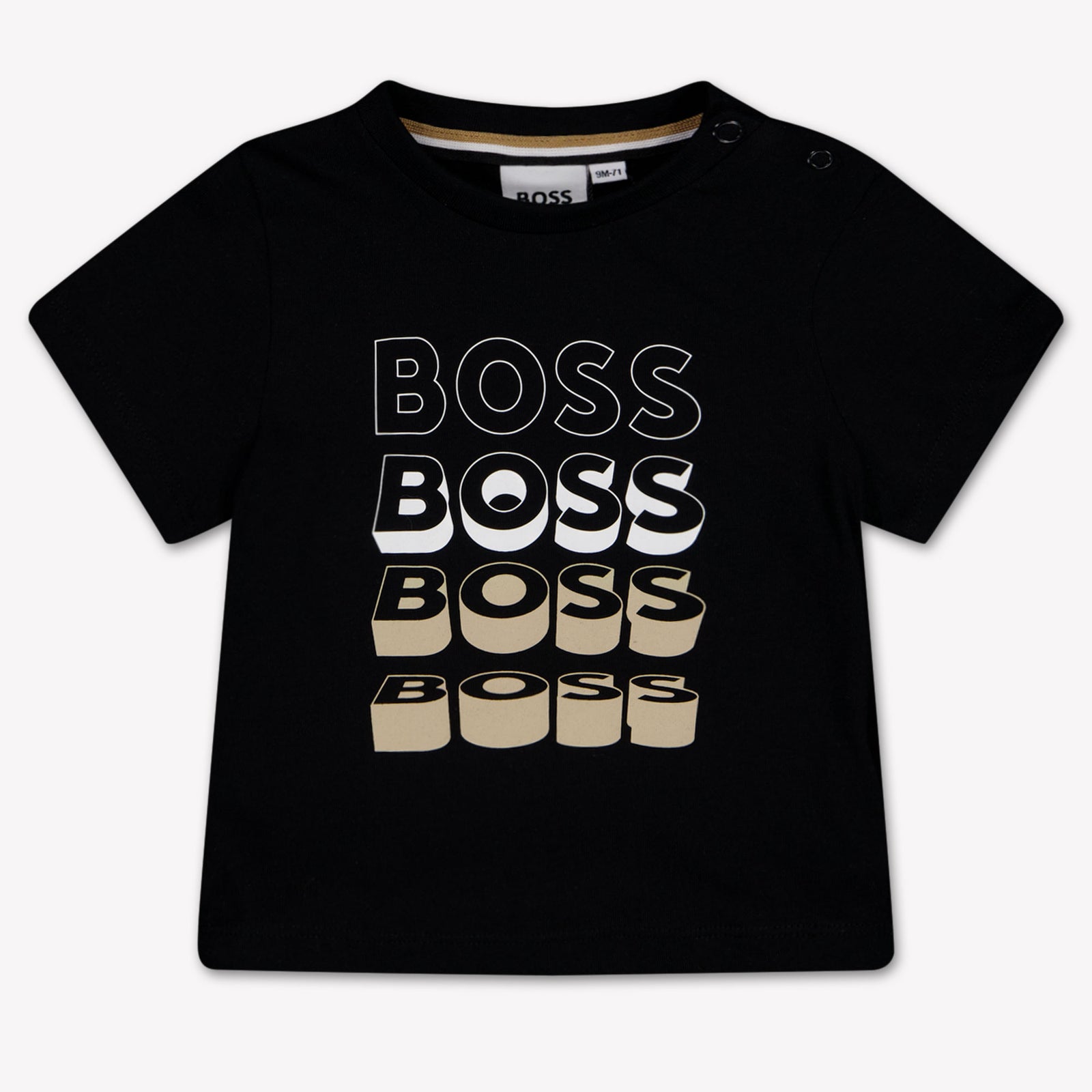Boss Bébé Garçons T-shirt dans Noir