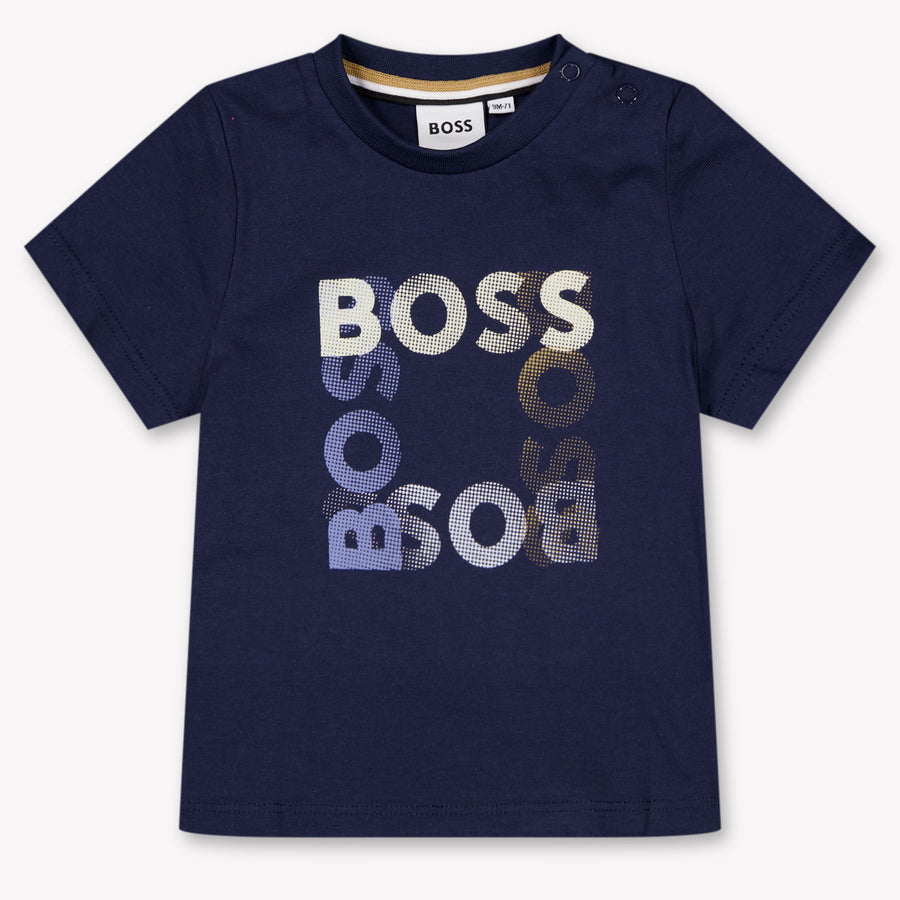Boss Bébé Garçons T-shirt dans Navy