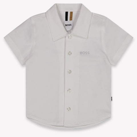 Boss bebe Chicos Blusa En Blanco