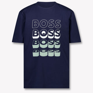 Boss Enfants Garçons T-shirt dans Navy