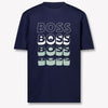 Boss Kinder Jungen T-Shirt In Marineblau