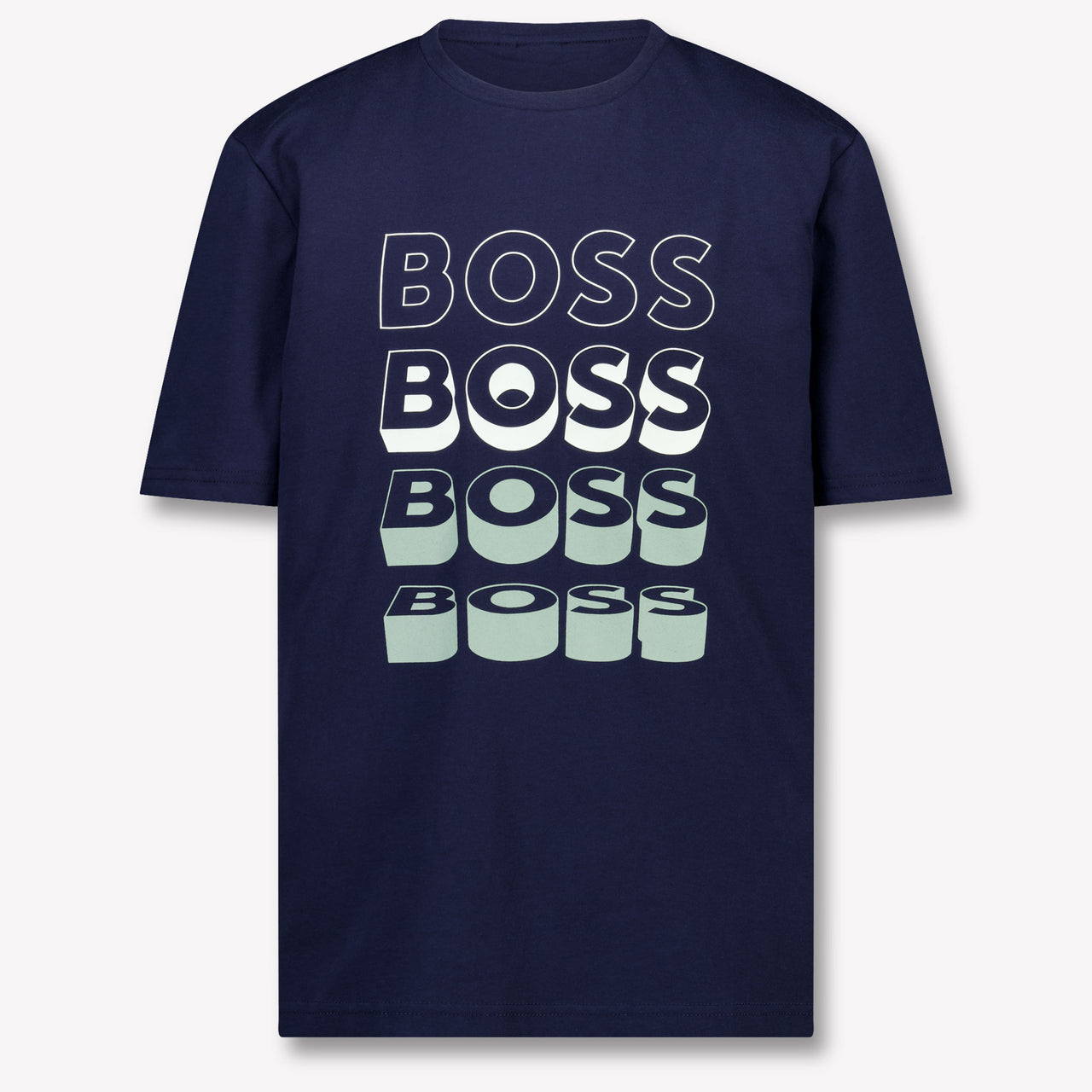 Boss Kinder Jungen T-Shirt In Marineblau