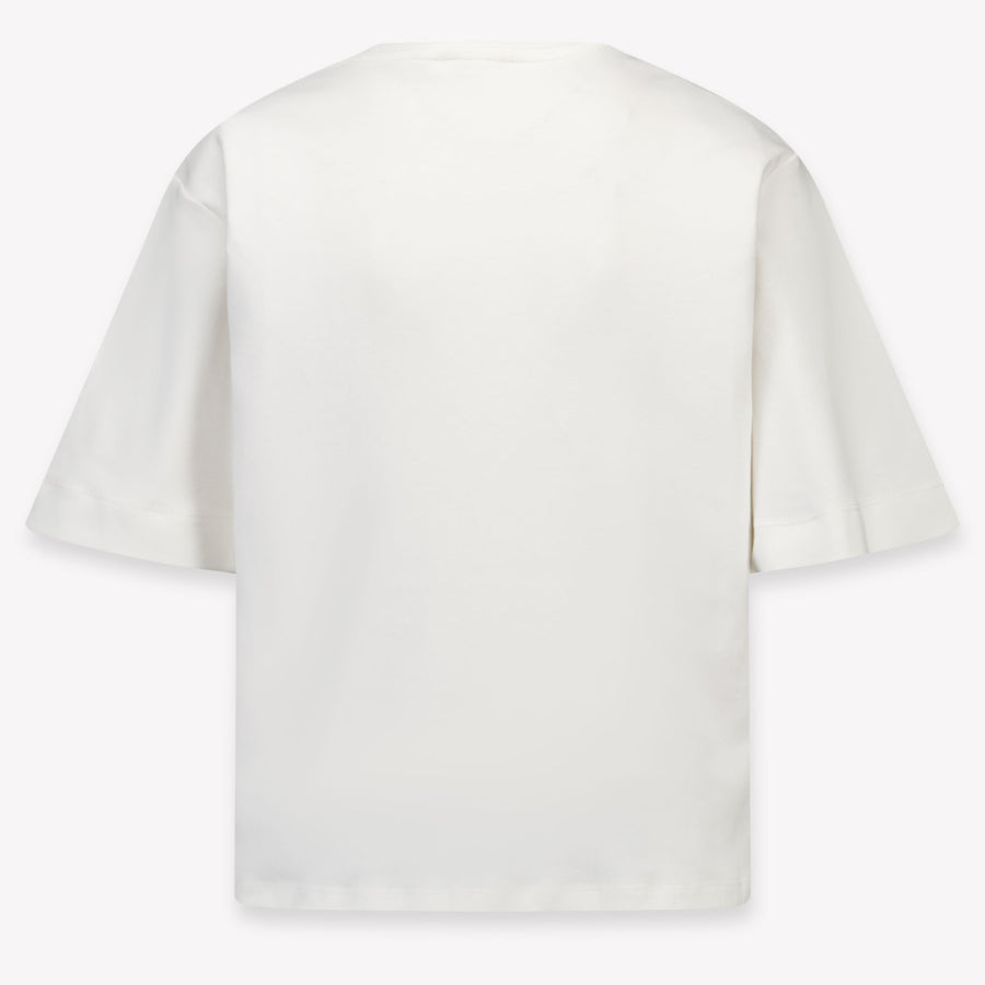 Chloe niños Chicas Camiseta adentro Blanco