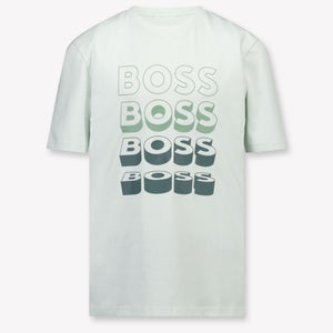 Boss Kinder Jungen T-Shirt In Minze