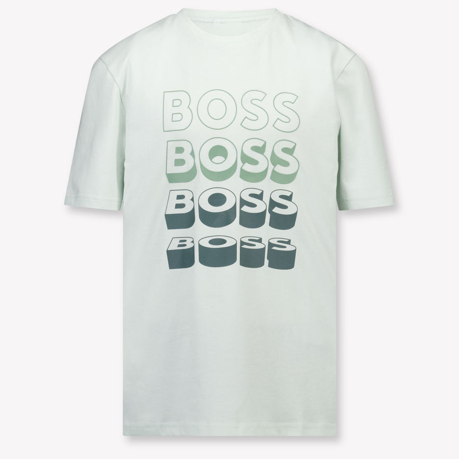 Boss Kinder Jungen T-Shirt In Minze