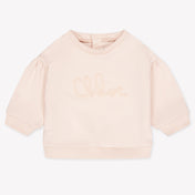 Chloe Baby Mädchen Pullover rein Hellrosa