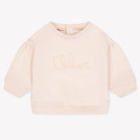 Chloe Baby Girls Sweater In Light Pink