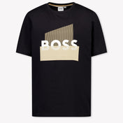 Boss Kinder Jungen T-Shirt In Schwarz