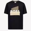 Boss Enfants Garçons T-shirt dans Noir