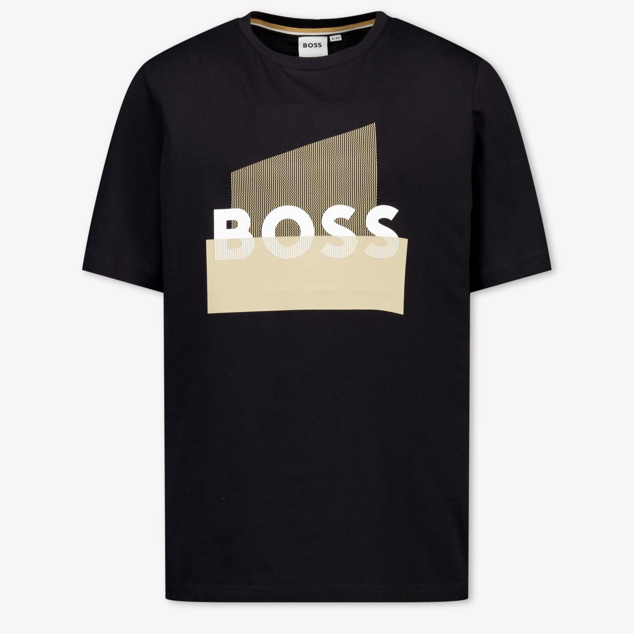 Boss Enfants Garçons T-shirt dans Noir