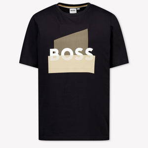 Boss Enfants Garçons T-shirt dans Noir