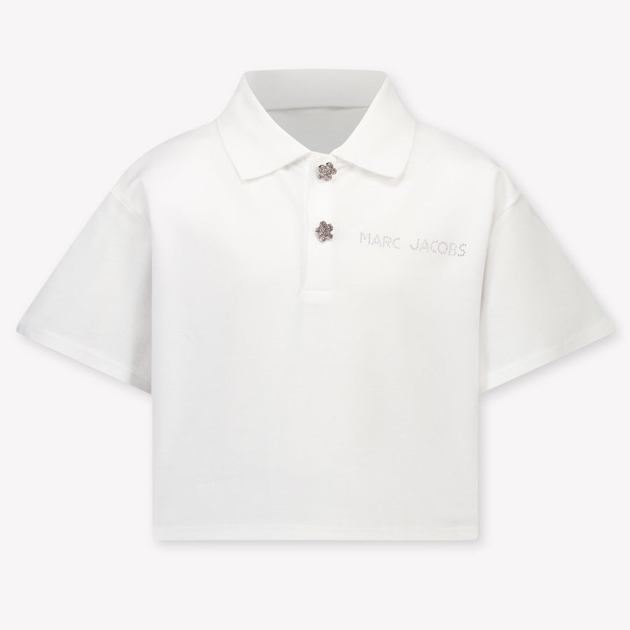 Marc Jacobs Bambini Ragazze Polo In Bianco