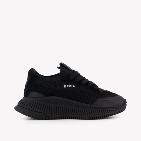 Boss Jungen Sneakers In Schwarz