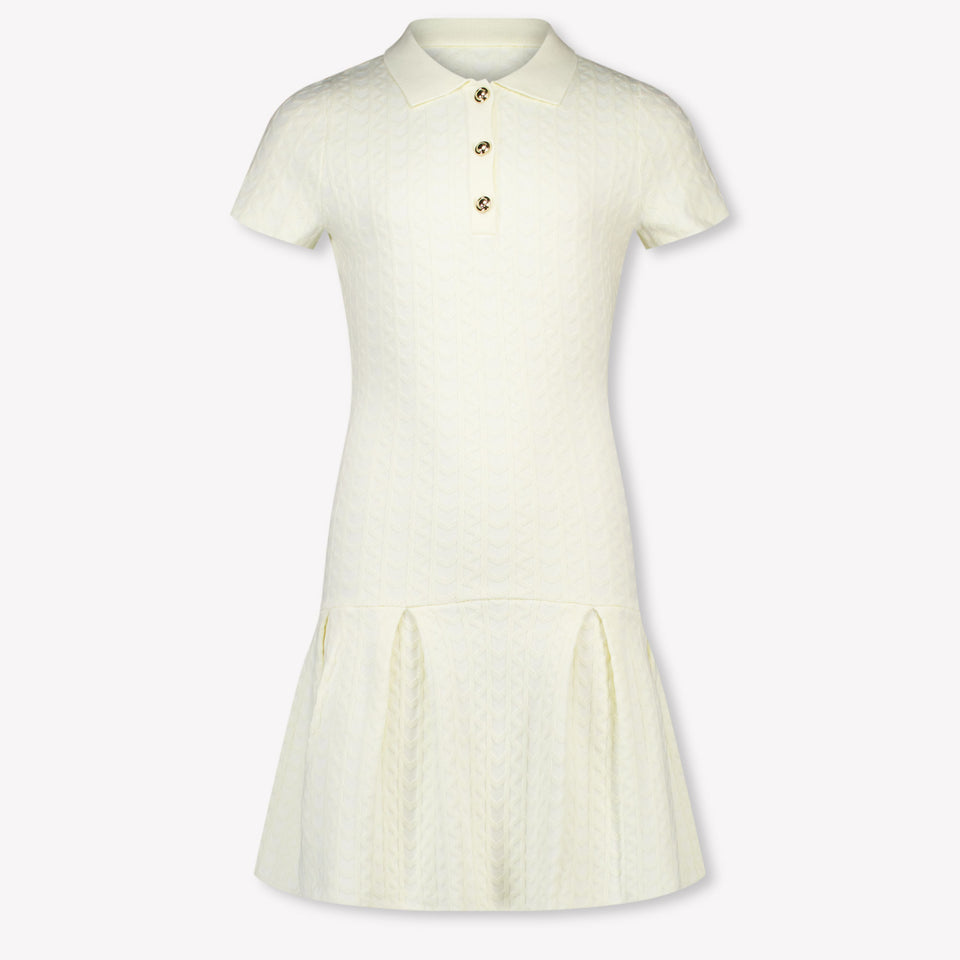 Michael Kors Enfants Filles Robe En Écru