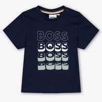 Boss Bébé Garçons T-shirt dans Navy