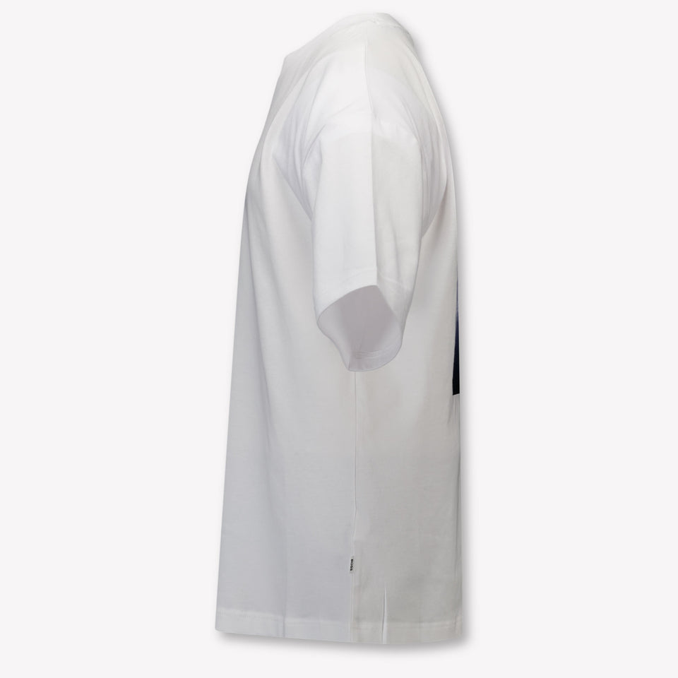 Boss Kinder Jungen T-Shirt In Weiß