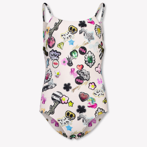 Marc Jacobs Kids Girls Swimwear In Pink