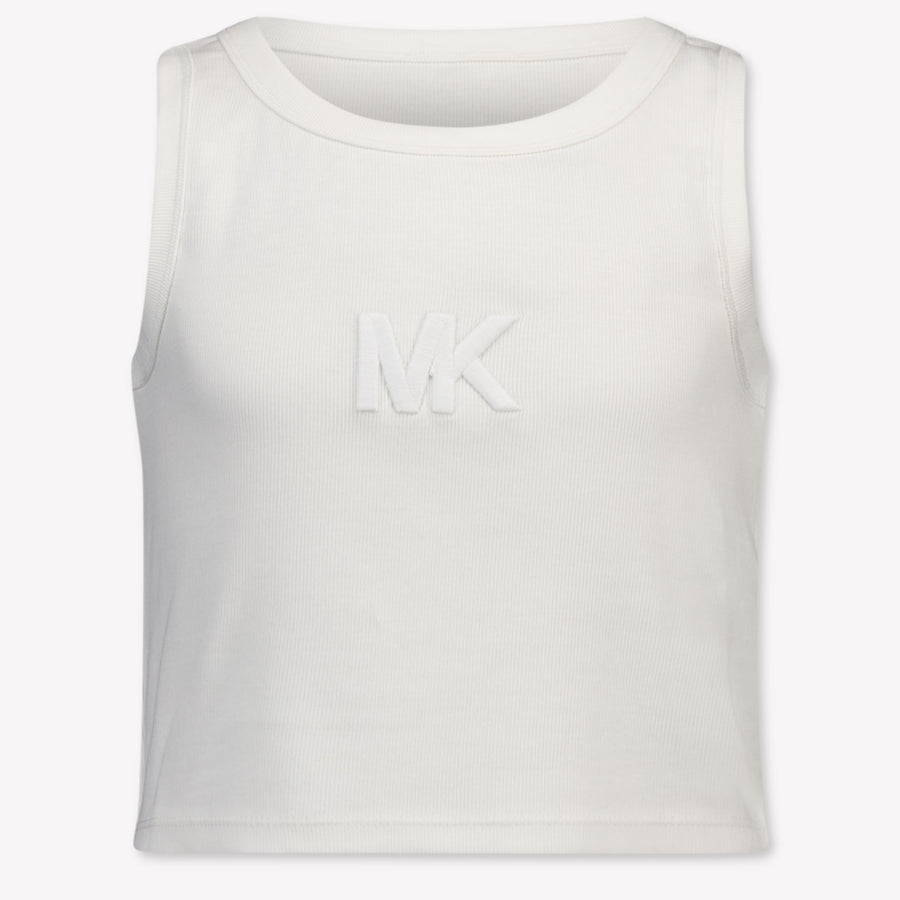 Michael Kors Kinder Mädchen T-Shirt In Grauweiß