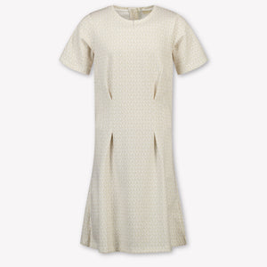 Michael Kors Kinder Meisjes Jurk In Beige