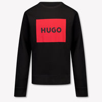 HUGO Jungen Pullover in Schwarz