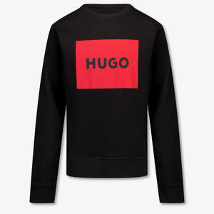 HUGO Jungen Pullover in Schwarz