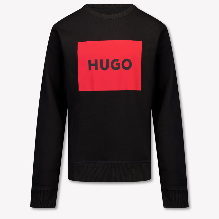 HUGO Jungen Pullover in Schwarz