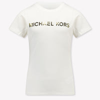 Michael Kors Mädchen T-Shirt in Off-White