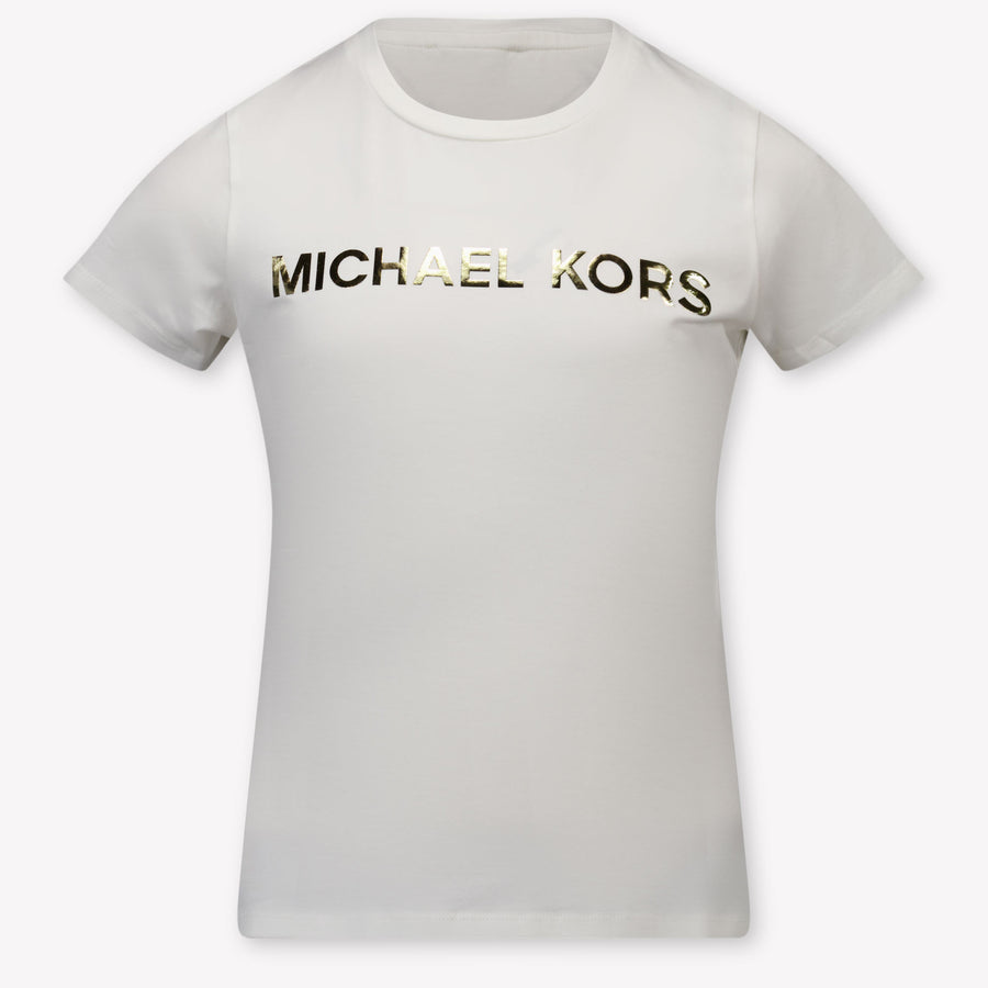 Michael Kors Kinder Mädchen T-Shirt In Grauweiß