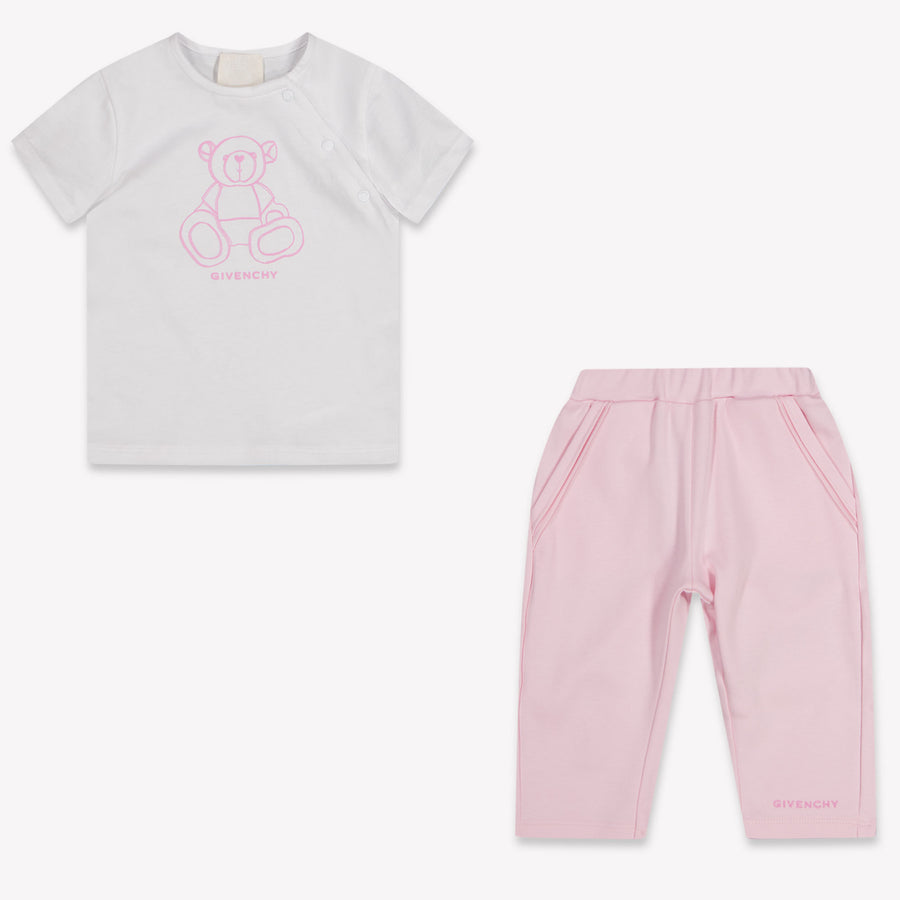 Givenchy Baby Mädchen Jogginganzug In Hellrosa