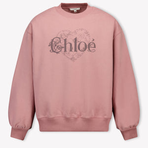 Chloe Bambini Ragazze Maglione dentro Rosa