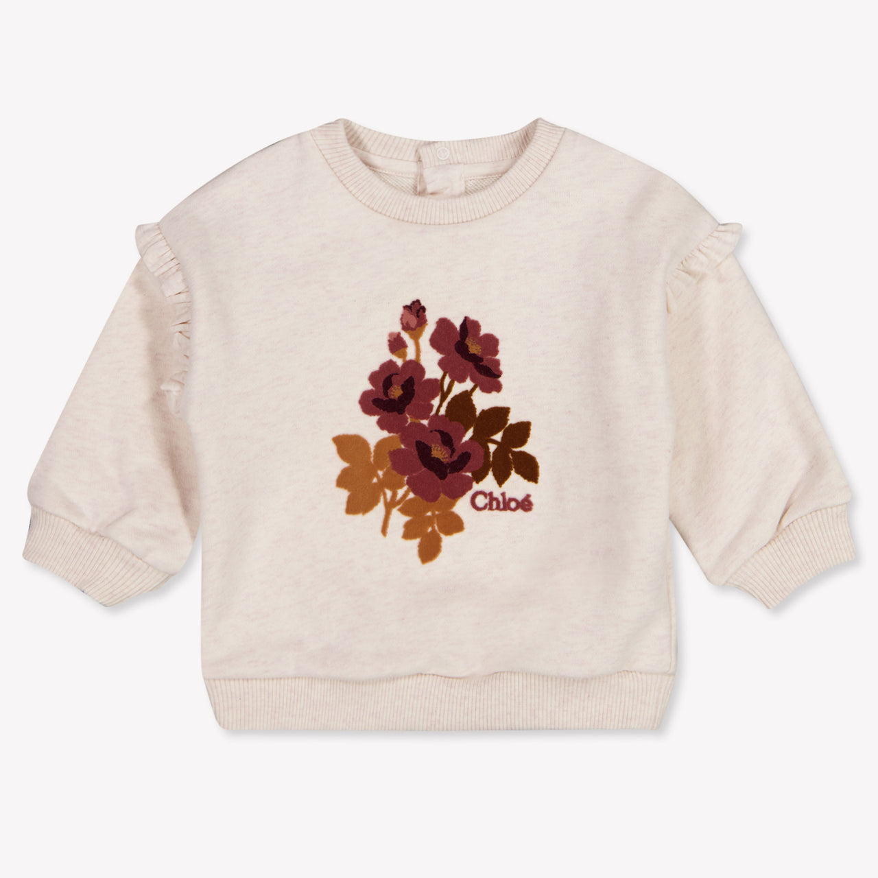 Chloe Baby Mädchen Pullover rein Helles Beige