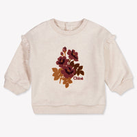 Chloe Baby Mädchen Pullover rein Helles Beige