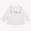 Chloe bebe Chicas Camiseta adentro Blanco