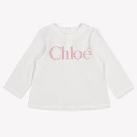 Chloe bebe Chicas Camiseta adentro Blanco