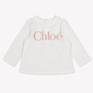 Chloe bebe Chicas Camiseta adentro Blanco