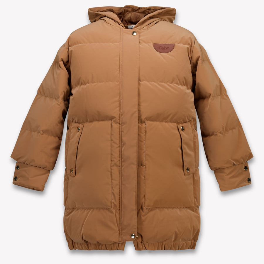 Chloe Kinder Mädchen Wintermäntel In Beige