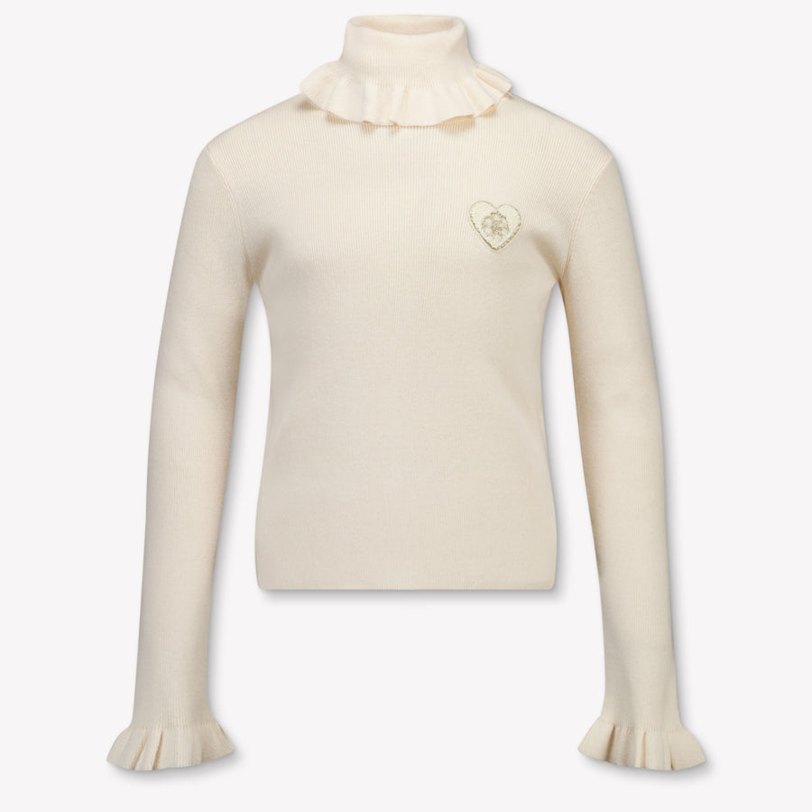 Chloe Bambini Ragazze Maglione dentro Off White