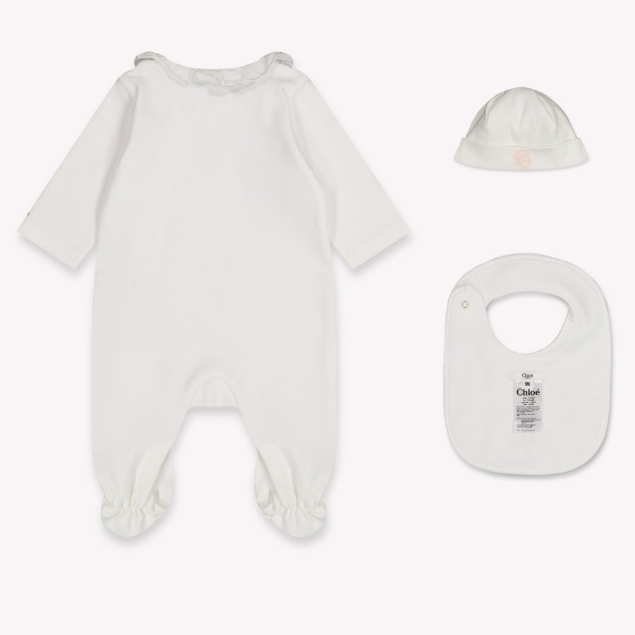 Chloe Baby Mädchen Spielanzug In Weiß