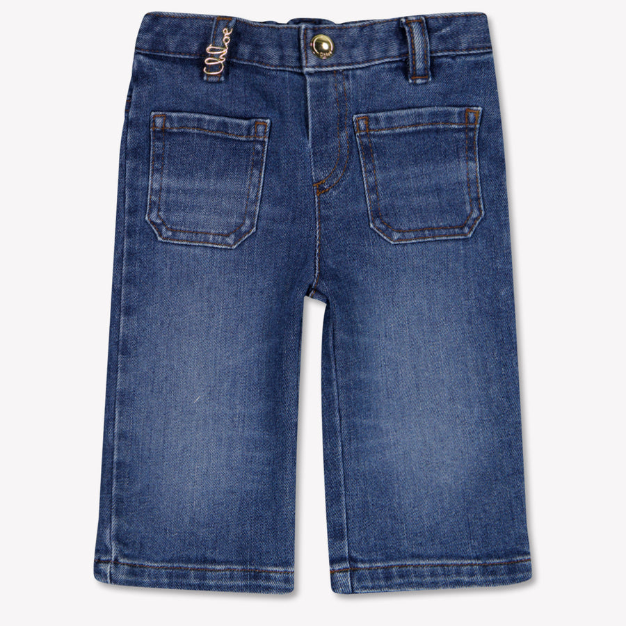 Chloe Bambino Ragazze Jeans Dentro Blu
