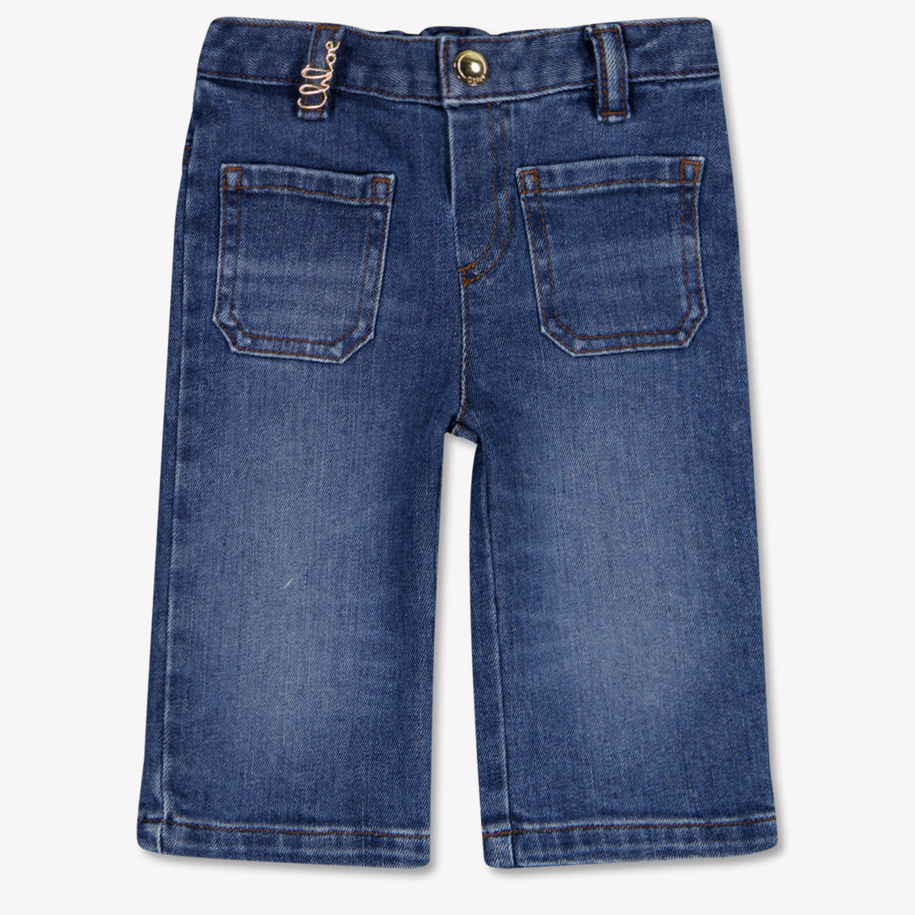 Chloe Bébé Filles Jeans dans Bleu