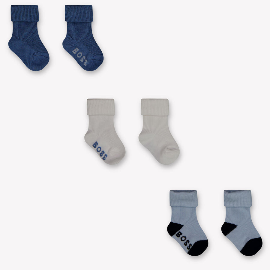 Boss Bambino Ragazzi Calzini dentro Azzurro