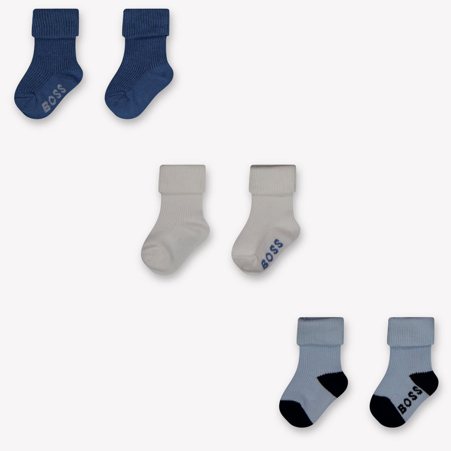 Boss Bambino Ragazzi Calzini dentro Azzurro