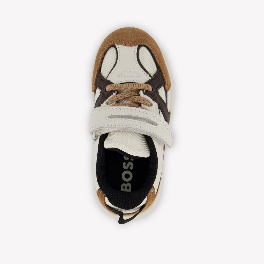 Boss Garçons Baskets dans Beige