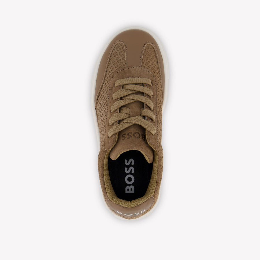 Boss Garçons Baskets dans Beige