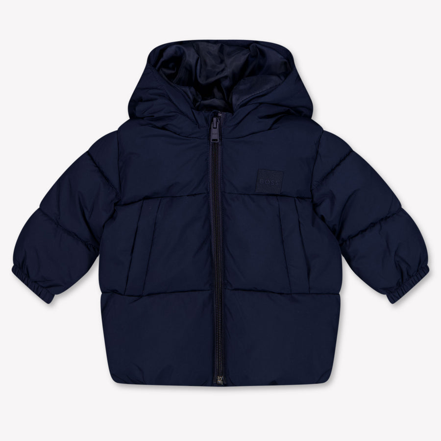 Boss bebe Chicos abrigo de invierno en Navy