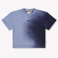 Boss Bambino Ragazzi Maglietta dentro Blu