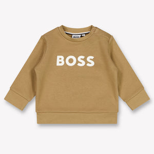 Boss Bébé Garçons Pull en Camel
