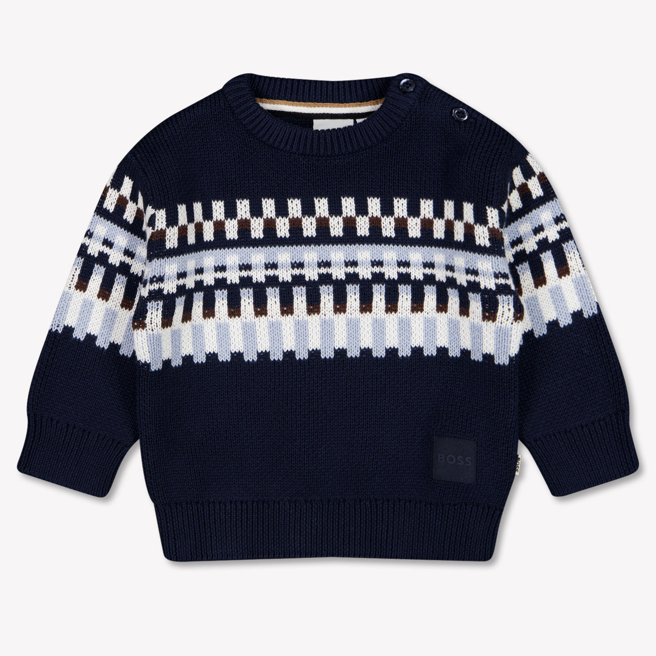 Boss bebe Chicos suéter en Navy